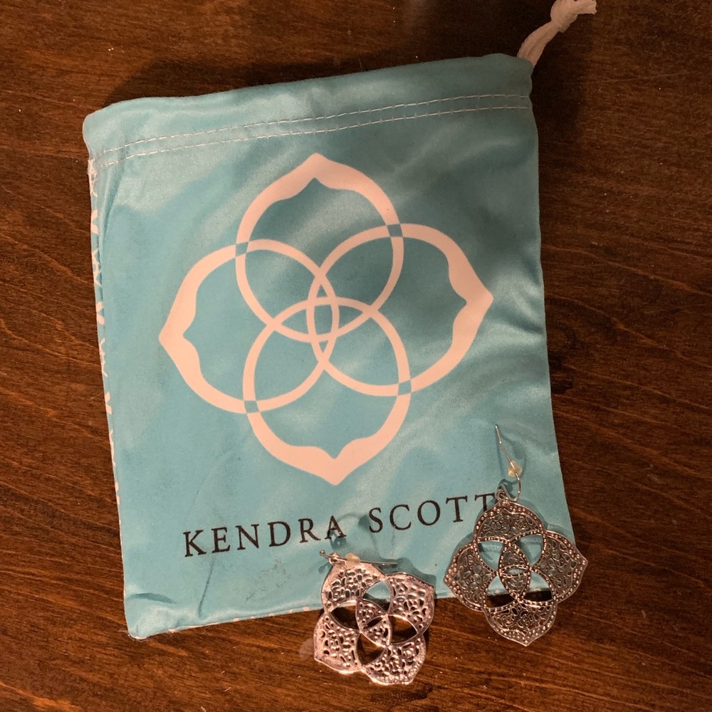 Silver Kendra Scott Dawn Earrings